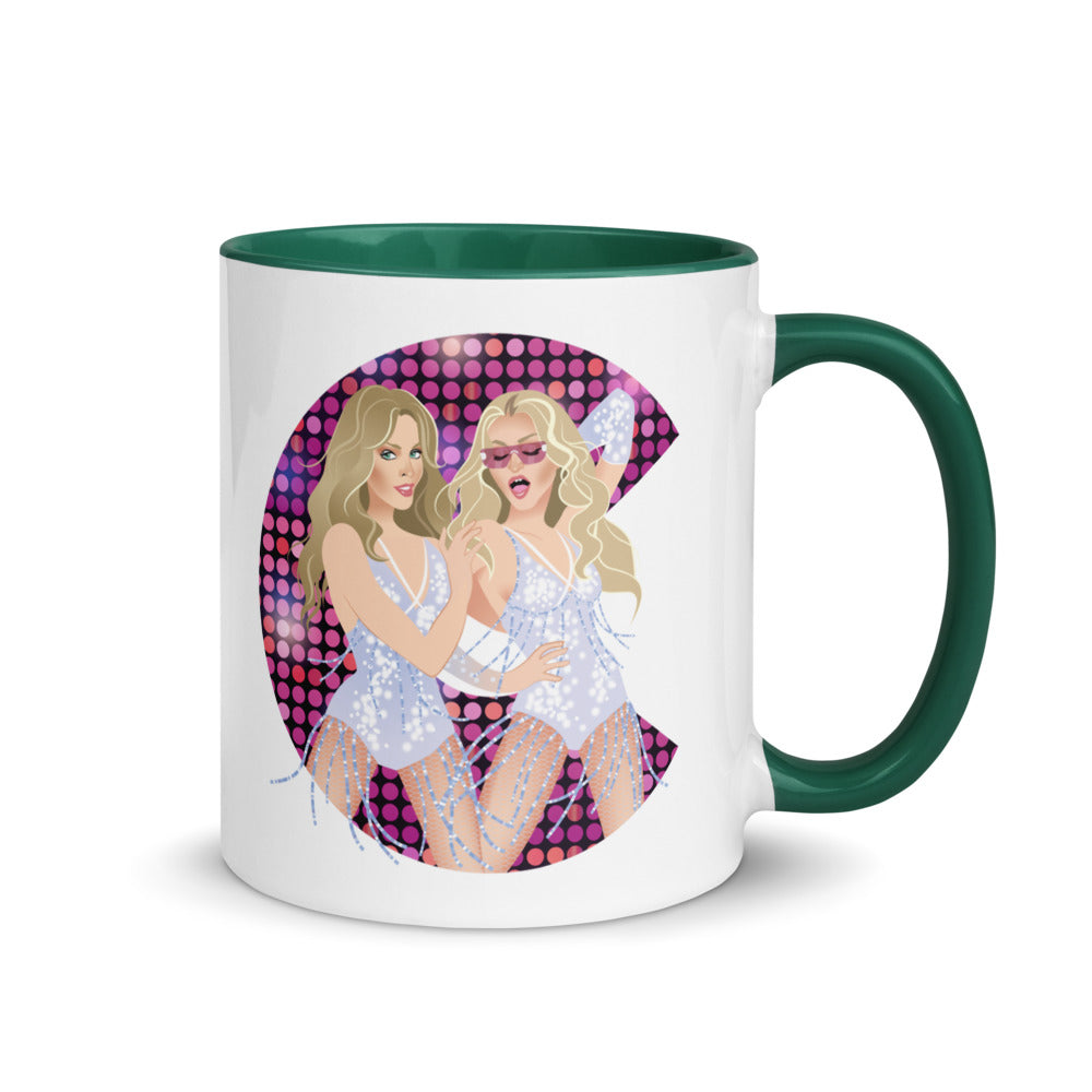 Debut garment mockup | Cell Block Pop (Mug) | Dark Green