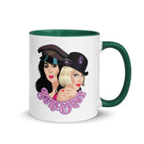 Debut garment mockup | Burlesque (Mug) | Dark Green
