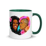 Debut garment mockup | Barack to the Future (Mug) | Dark Green