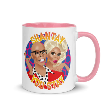 Debut garment mockup | Shantay on the Runway (Mug) | Pink