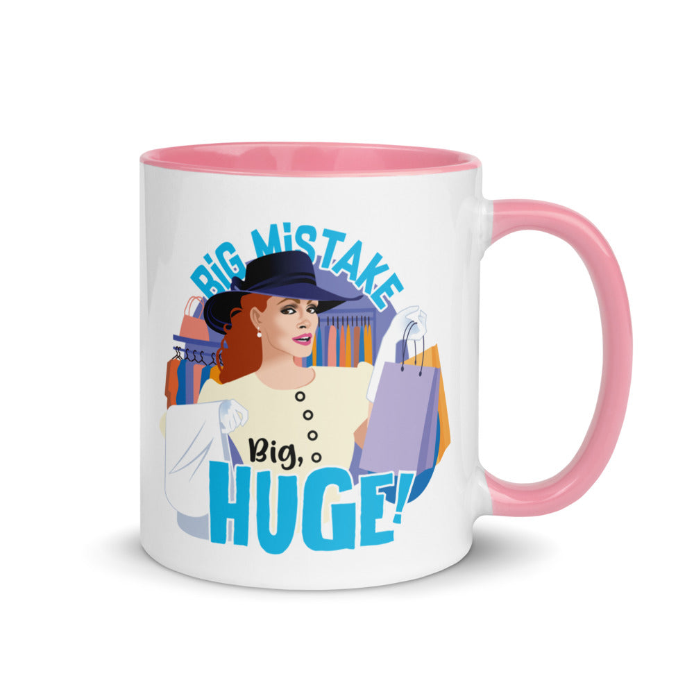 Debut garment mockup | Big Mistake (Mug) | Pink
