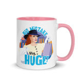 Debut garment mockup | Big Mistake (Mug) | Pink