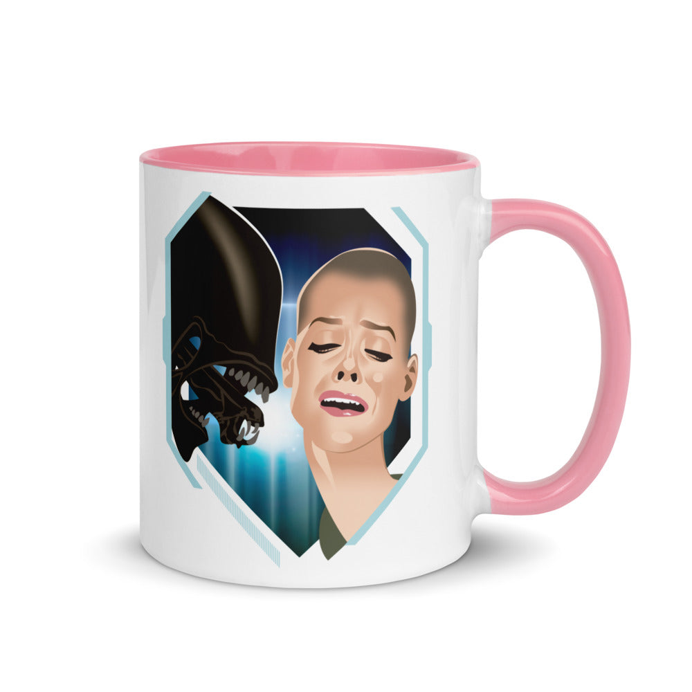 Debut garment mockup | Close Call (Mug) | Pink