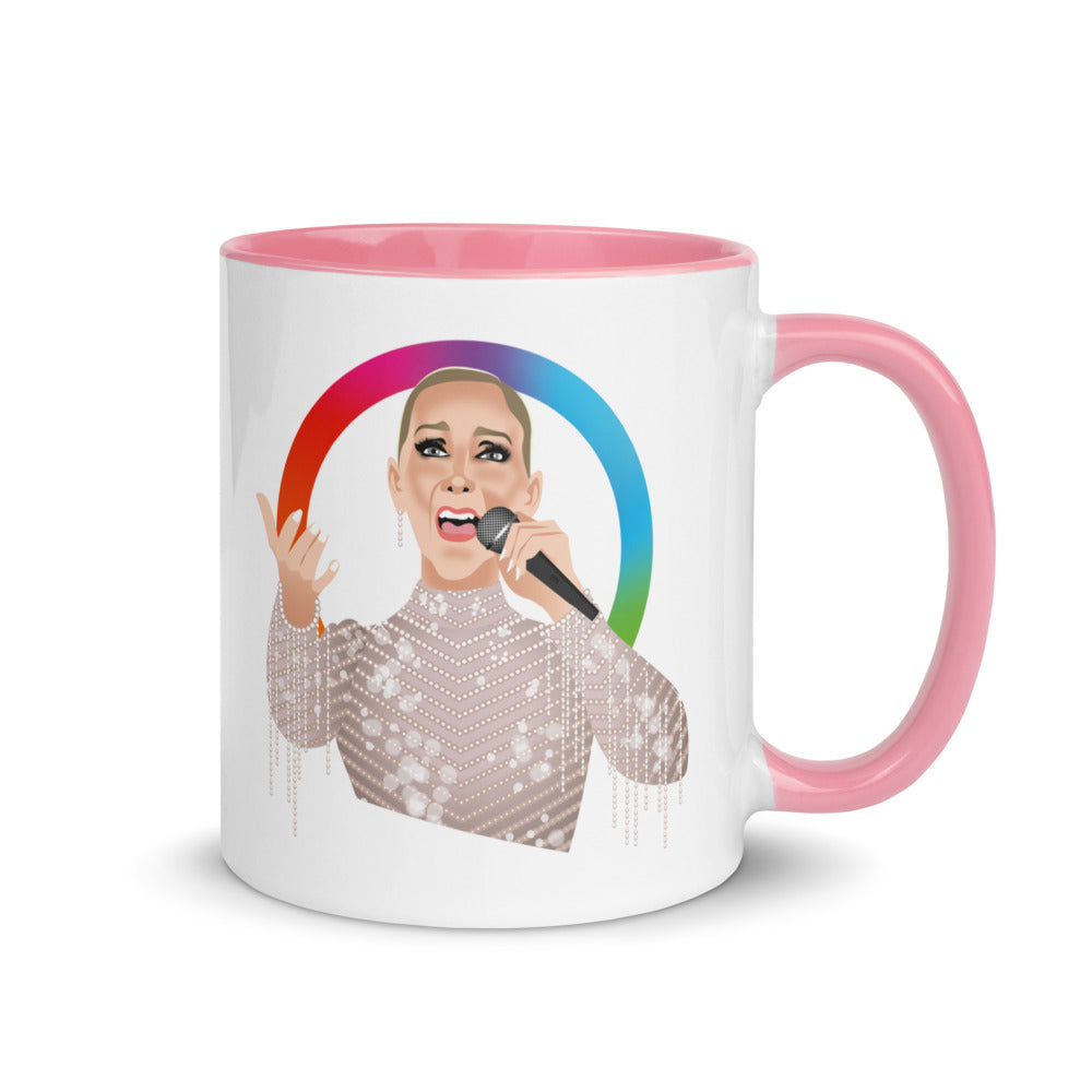 Debut garment mockup | Hymne à l’amour (Mug) | Pink