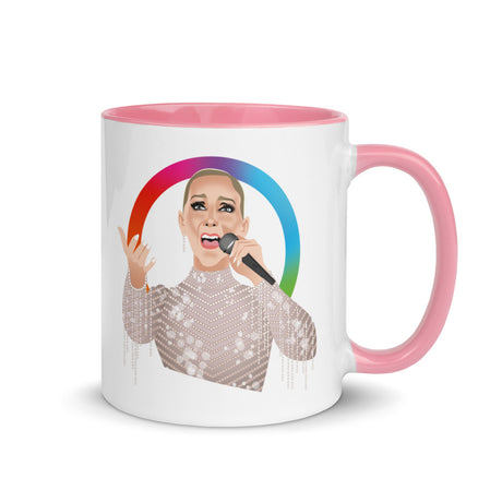 Debut garment mockup | Hymne à l’amour (Mug) | Pink