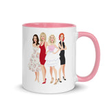 Debut garment mockup | Ladies who Brunch (Mug) | Pink