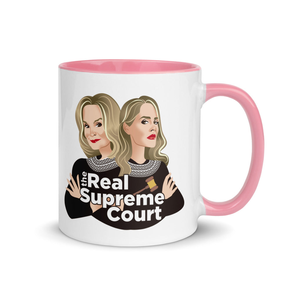 Debut garment mockup | The Real Supreme Court (Mug) | Pink