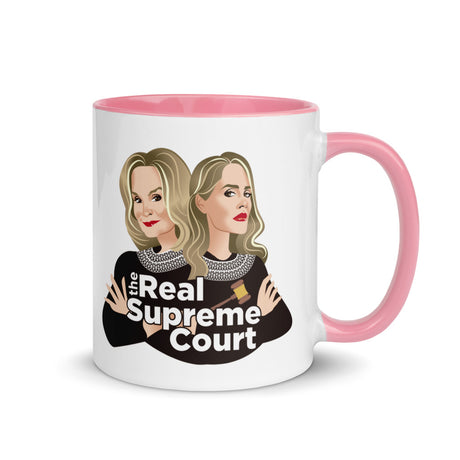 Debut garment mockup | The Real Supreme Court (Mug) | Pink