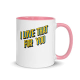 Debut garment mockup | I Love That For You (Mug) | Pink