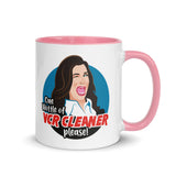 Debut garment mockup | VCR Cleaner (Mug) | Pink