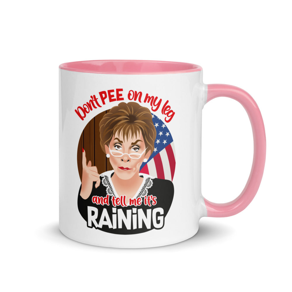 Debut garment mockup | Justice (Mug) | Pink