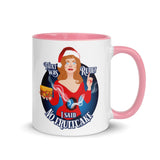 Debut garment mockup | Rude Fruitcake (Mug) | Pink