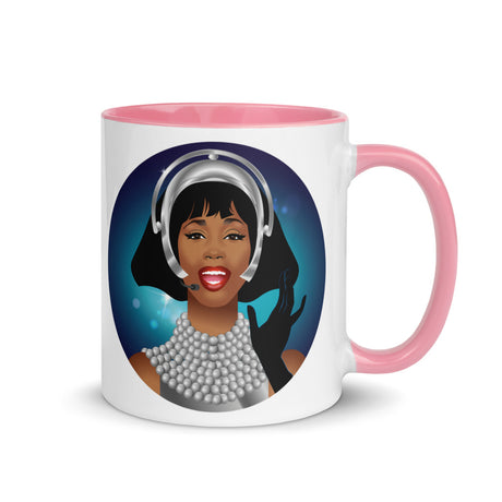 Debut garment mockup | Queen of the Night (Mug) | Pink