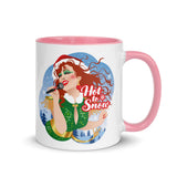 Debut garment mockup | Hot To Snow (Mug) | Pink