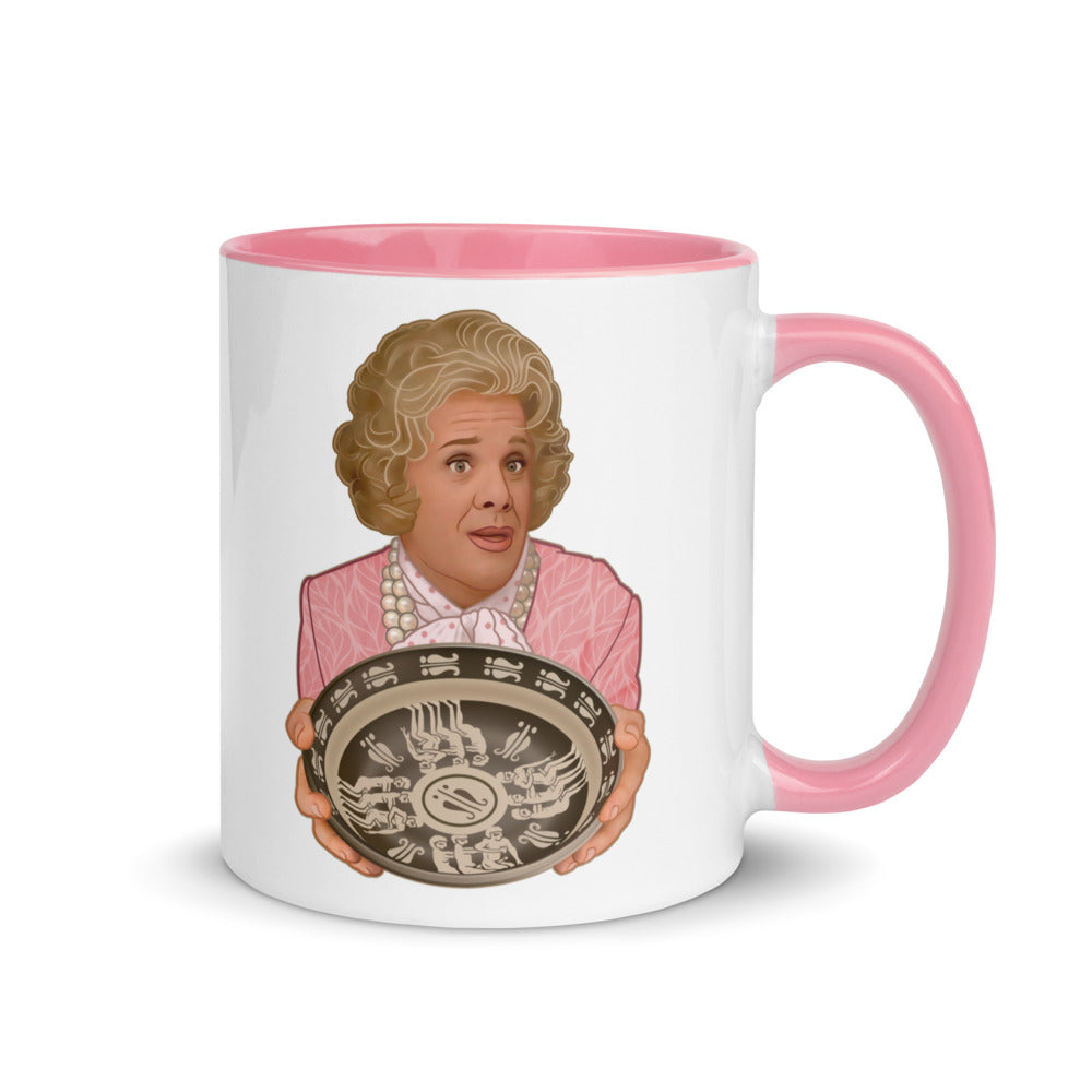 Debut garment mockup | Leapfrog (Mug) | Pink