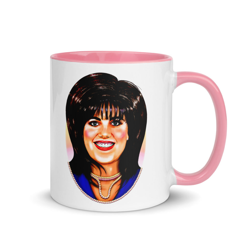 Debut garment mockup | Pearl Necklace (Mug) | Pink