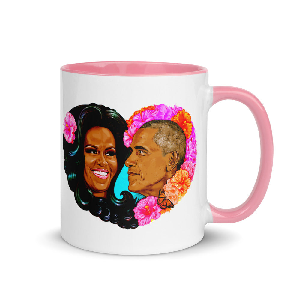 Debut garment mockup | Barack to the Future (Mug) | Pink