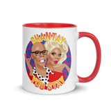 Debut garment mockup | Shantay on the Runway (Mug) | Red