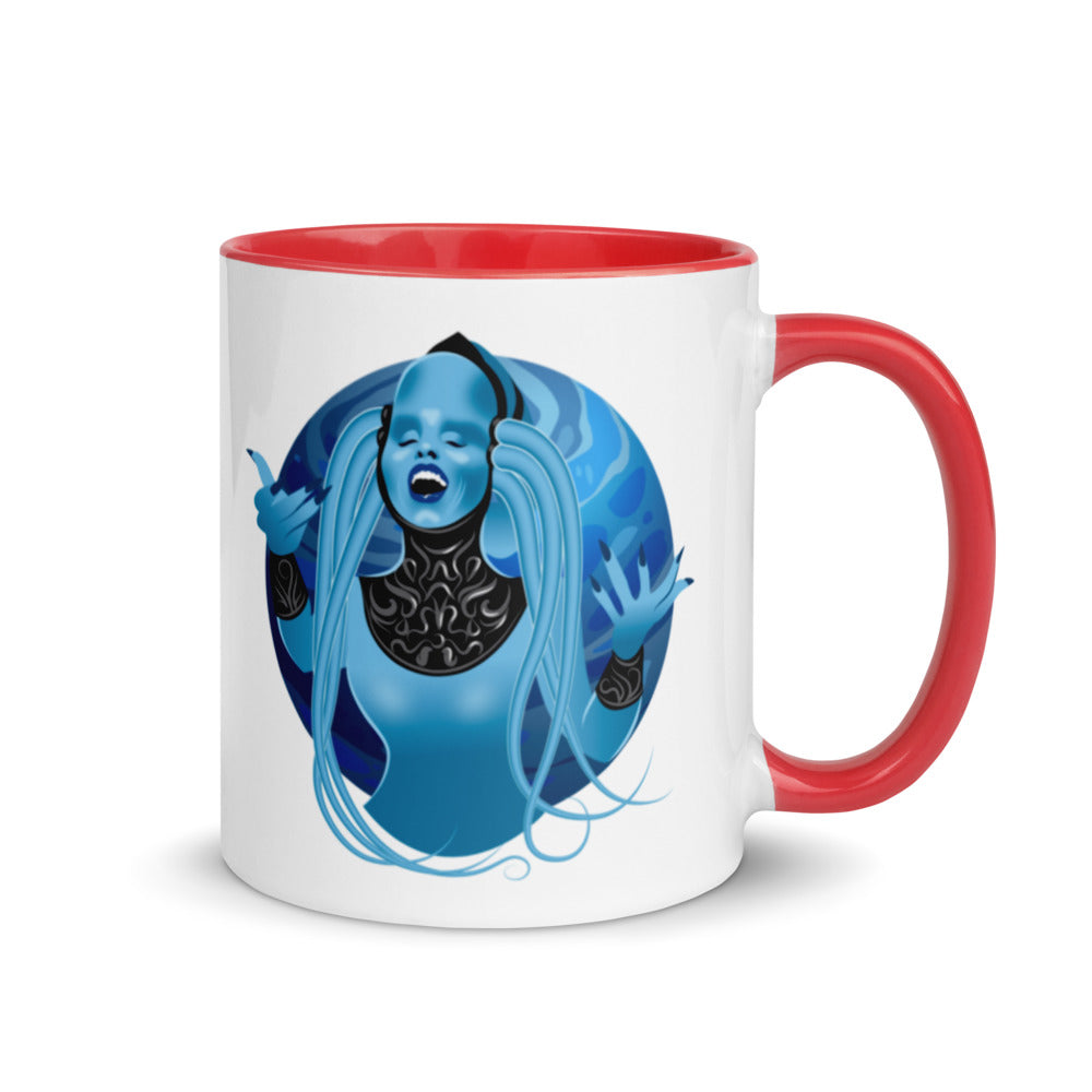 Debut garment mockup | OperAlien (Mug) | Red
