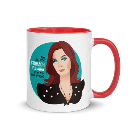 Debut garment mockup | Goal Weight (Mug) | Red