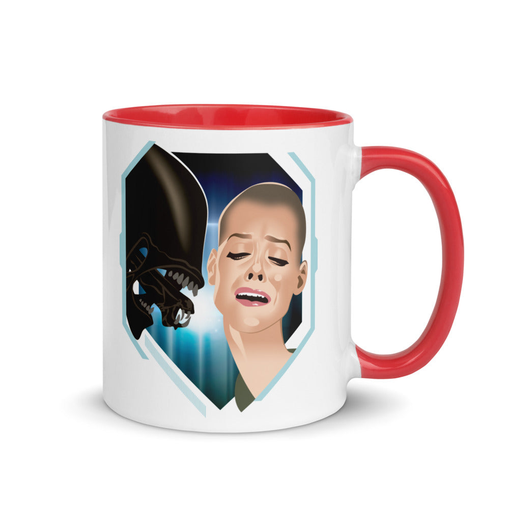 Debut garment mockup | Close Call (Mug) | Red