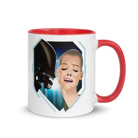 Debut garment mockup | Close Call (Mug) | Red