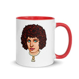 Debut garment mockup | Don’t Boleyn on My Parade (Mug) | Red