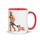 Debut garment mockup | Pardon my Frenchie (Mug) | Red