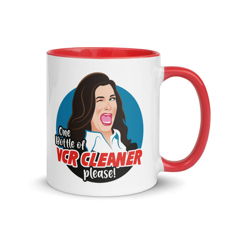 Debut garment mockup | VCR Cleaner (Mug) | Red