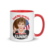 Debut garment mockup | Justice (Mug) | Red