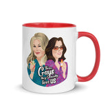 Debut garment mockup | These Gays Love Us (Mug) | Red