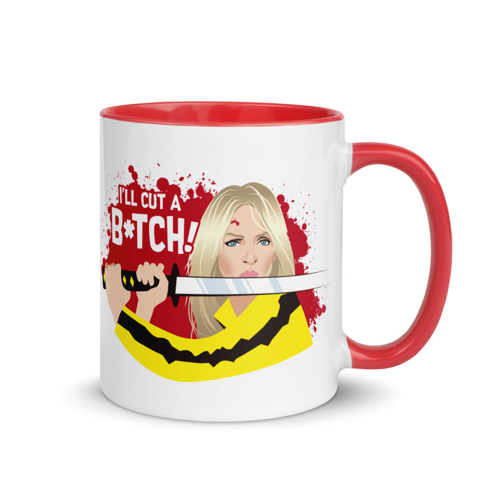 Debut garment mockup | I'll Cut (Mug) | Red