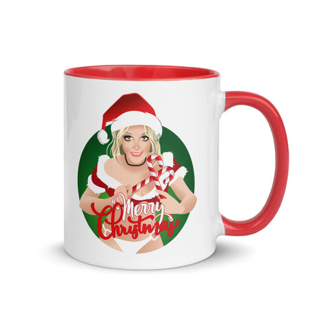 Debut garment mockup | You Better Lick (Mug) | Red