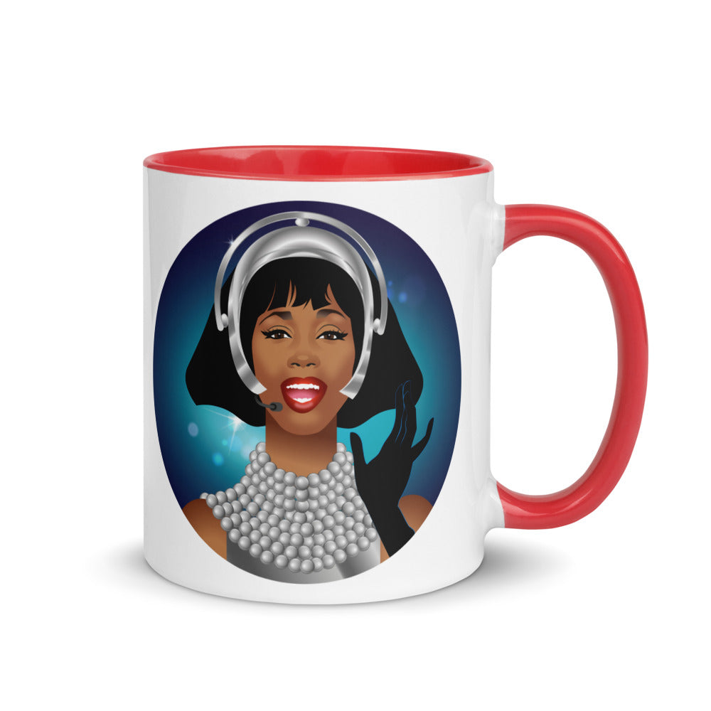 Debut garment mockup | Queen of the Night (Mug) | Red