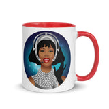 Debut garment mockup | Queen of the Night (Mug) | Red