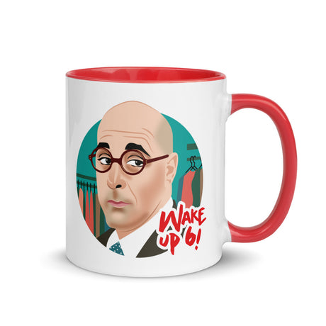 Debut garment mockup | Wake Up 6 (Mug) | Red