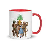 Debut garment mockup | Lions and Otters and Bears, Oh my! (Mug) | Red