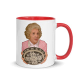 Debut garment mockup | Leapfrog (Mug) | Red