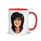 Debut garment mockup | Pearl Necklace (Mug) | Red