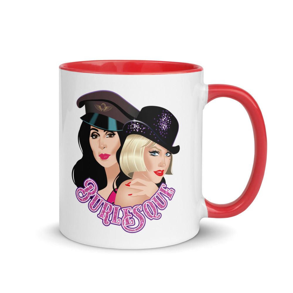 Debut garment mockup | Burlesque (Mug) | Red