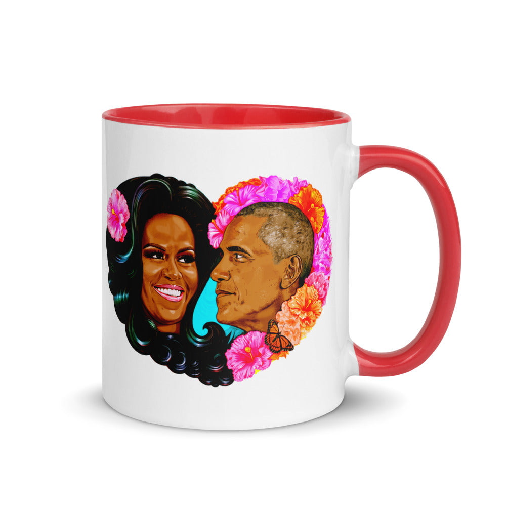 Debut garment mockup | Barack to the Future (Mug) | Red