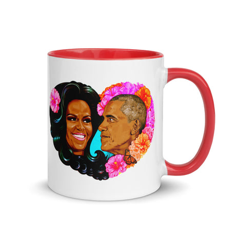 Debut garment mockup | Barack to the Future (Mug) | Red