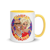 Debut garment mockup | Shantay on the Runway (Mug) | Yellow