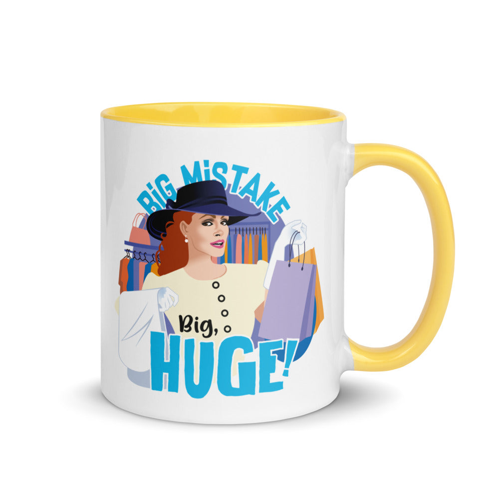 Debut garment mockup | Big Mistake (Mug) | Yellow