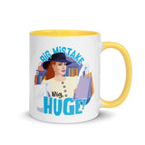 Debut garment mockup | Big Mistake (Mug) | Yellow