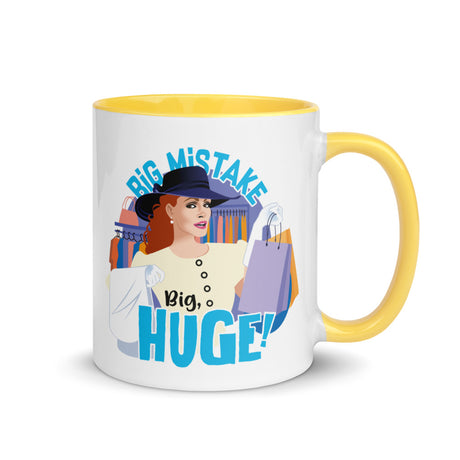 Debut garment mockup | Big Mistake (Mug) | Yellow