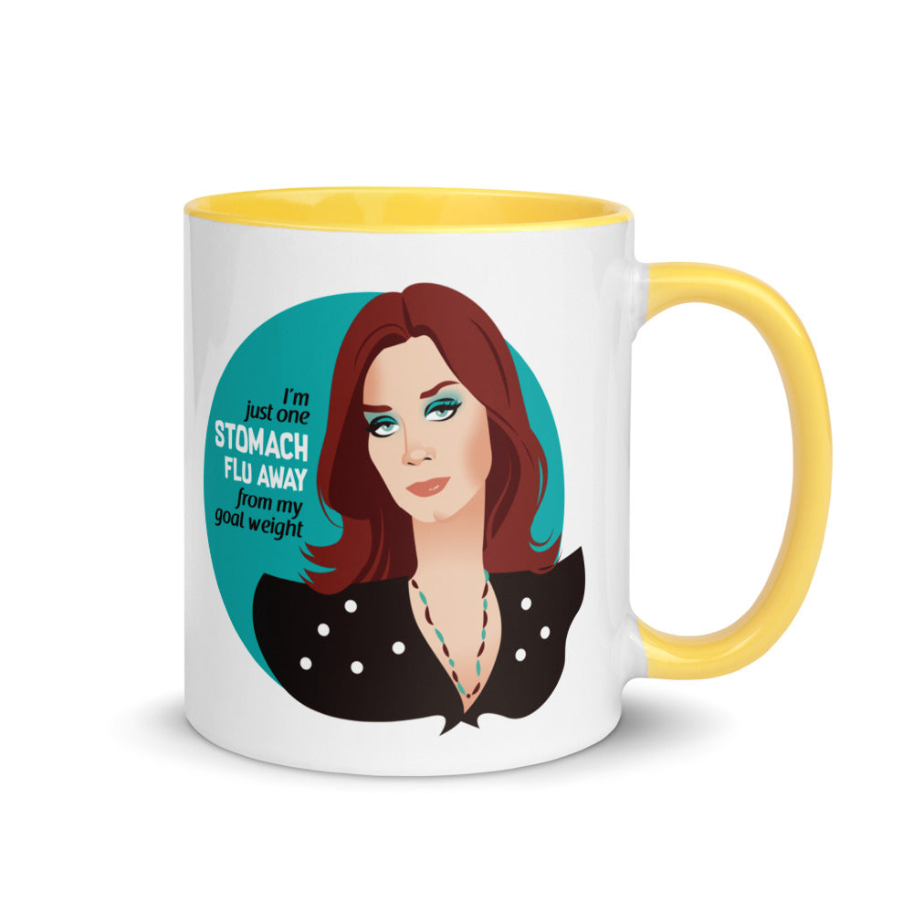 Debut garment mockup | Goal Weight (Mug) | Yellow