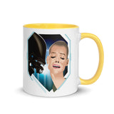 Debut garment mockup | Close Call (Mug) | Yellow