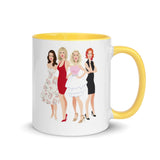 Debut garment mockup | Ladies who Brunch (Mug) | Yellow