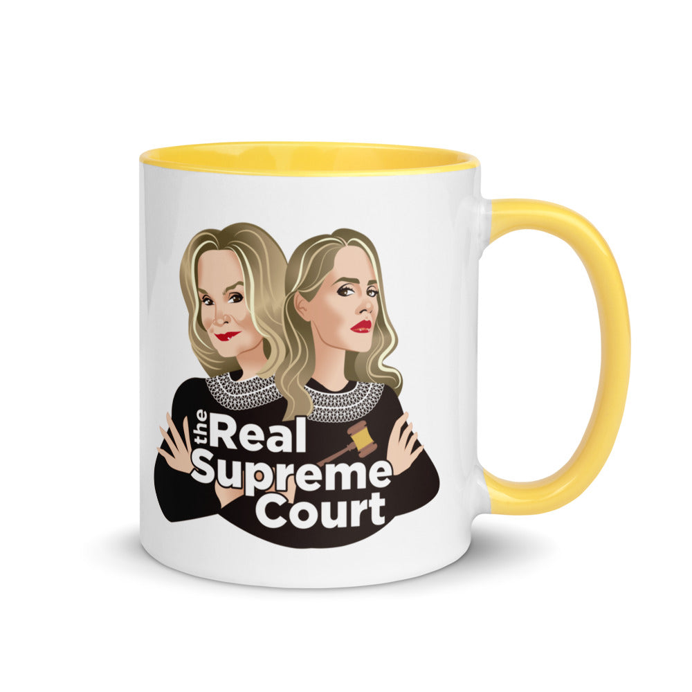 Debut garment mockup | The Real Supreme Court (Mug) | Yellow